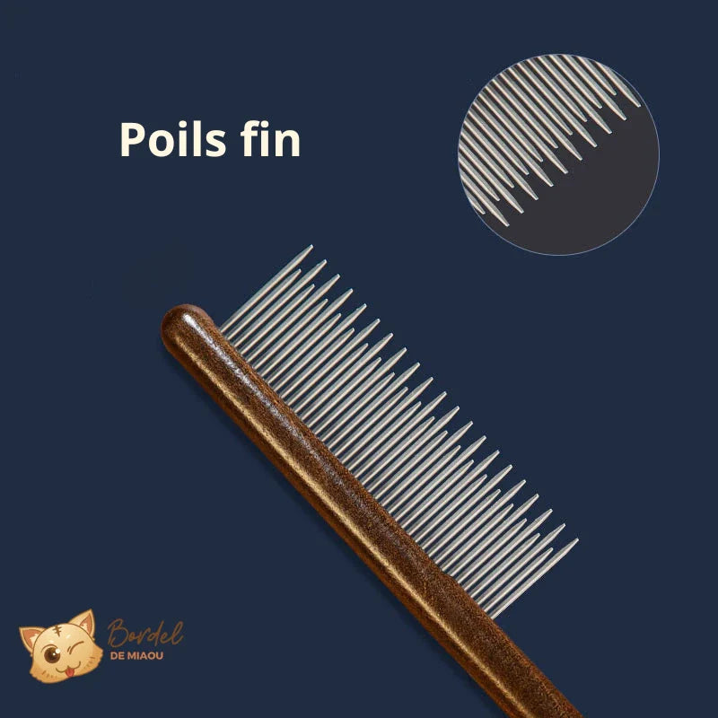 Brosse anti puce chat