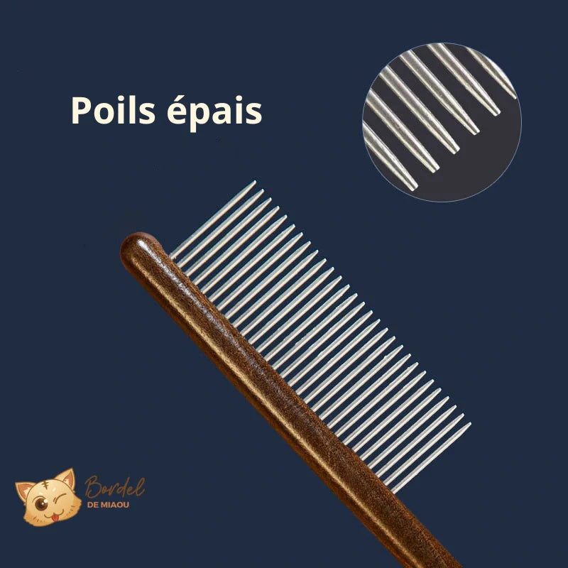 Brosse anti puce chat