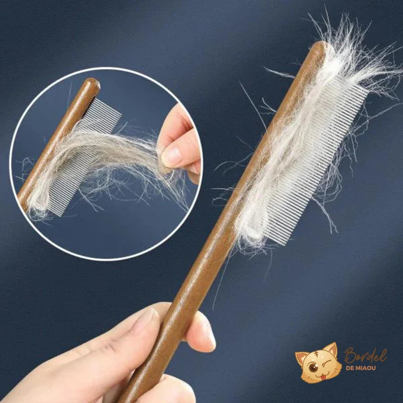 Brosse anti puce chat
