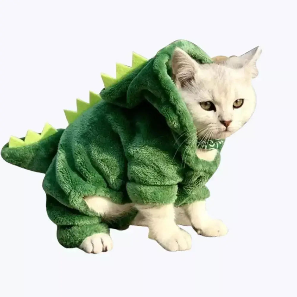 Déguisement chat capuche dinosaure