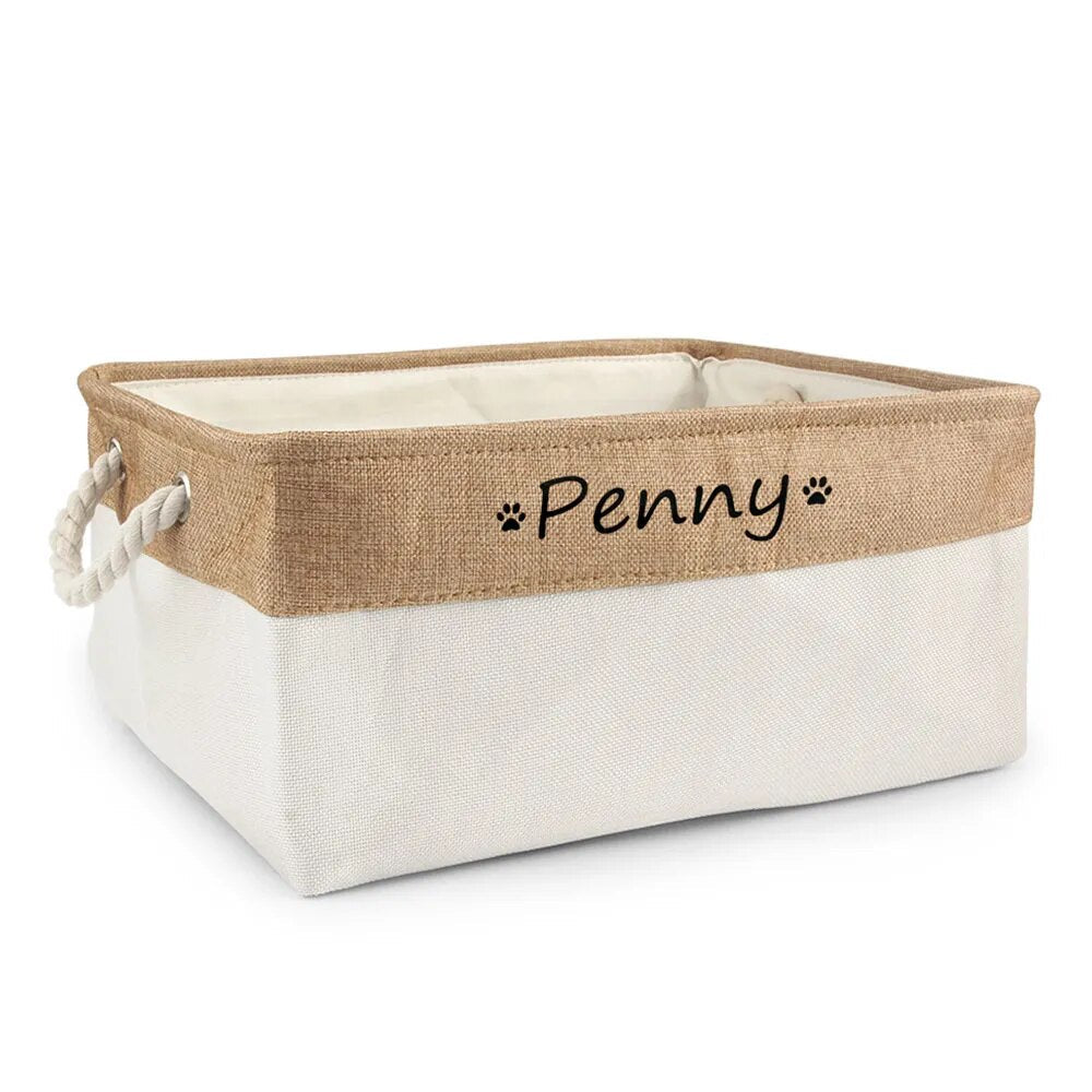 Panier de rangement personnalisé pour animaux