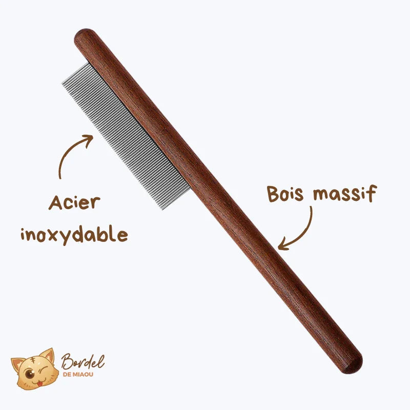 Brosse anti puce chat