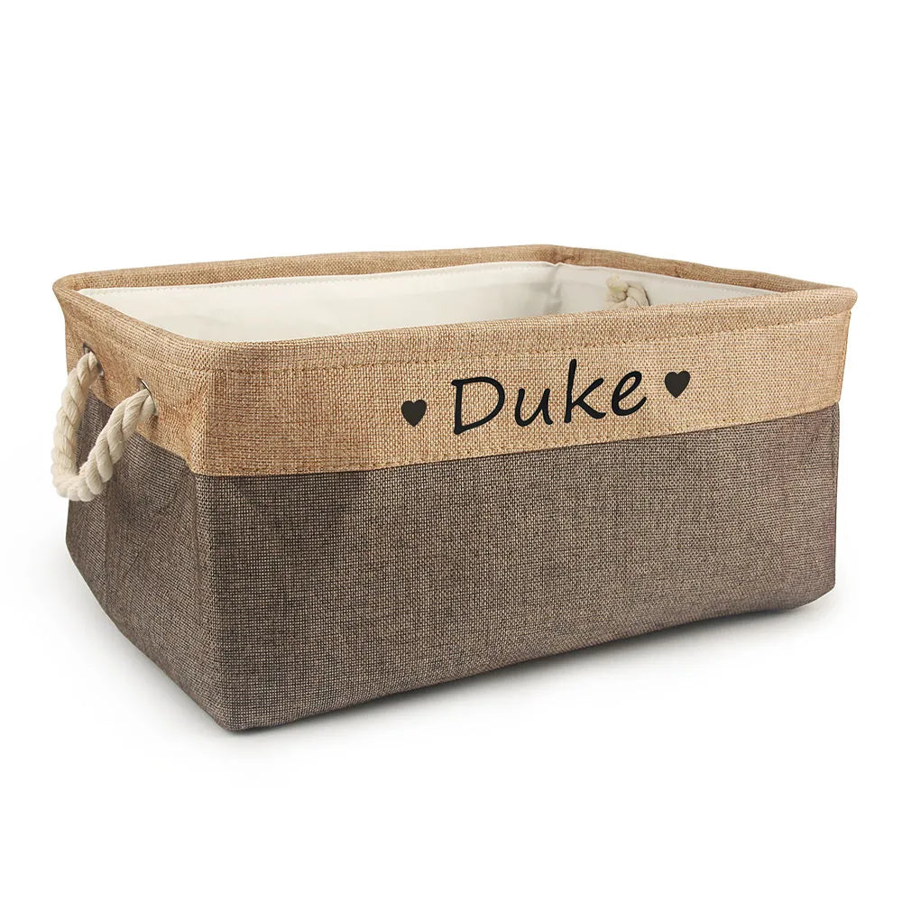 Panier de rangement personnalisé pour animaux