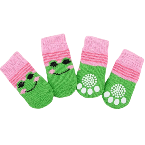 Chaussettes pour chien - grenouilles