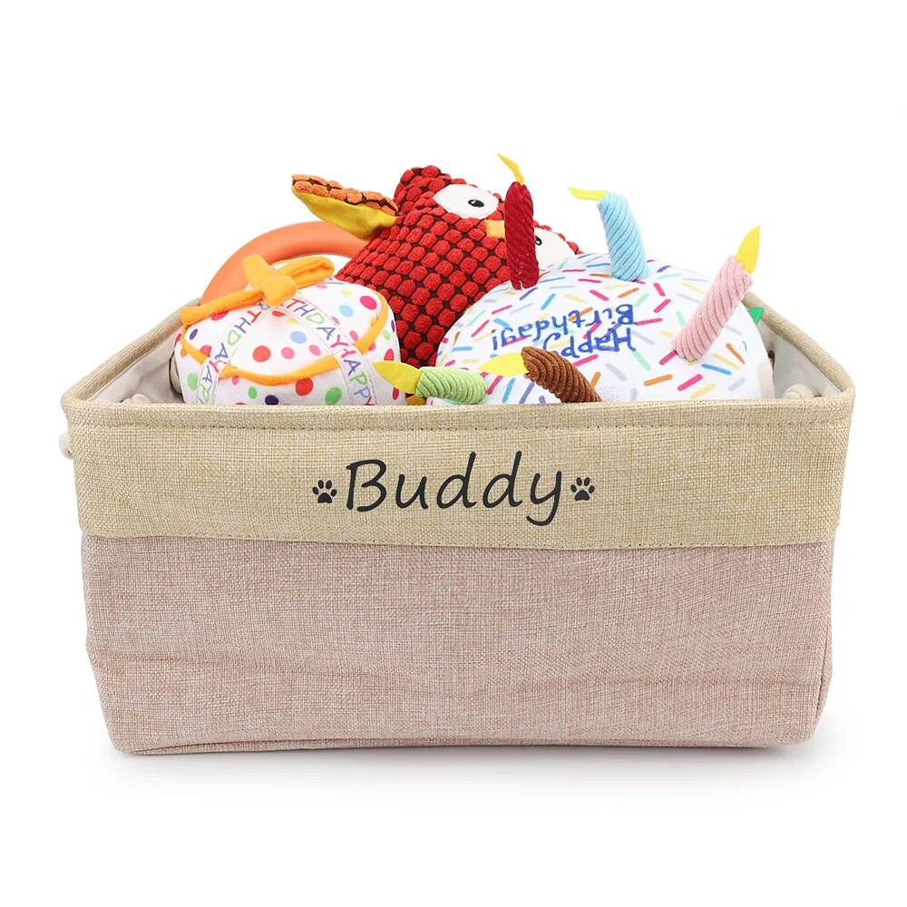 Panier de rangement personnalisé pour animaux