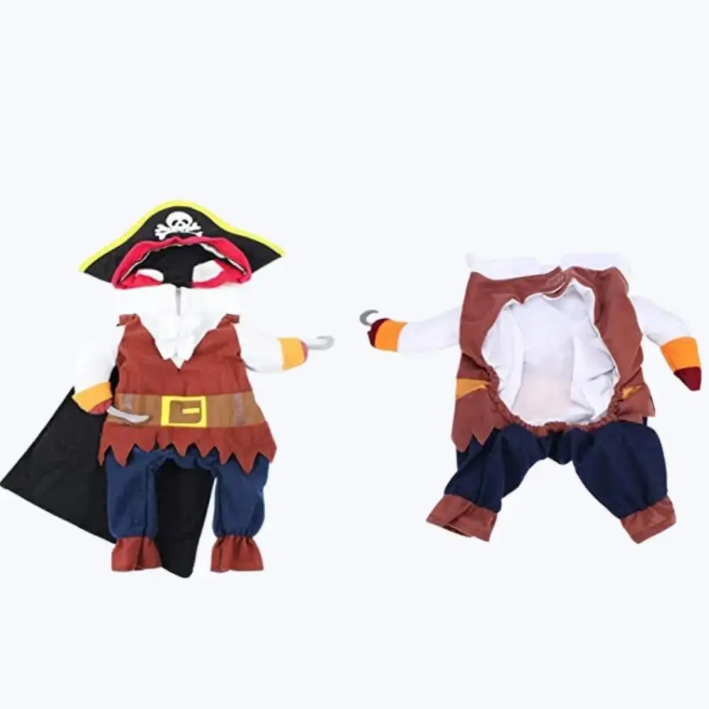 Costume chat amusant pirate