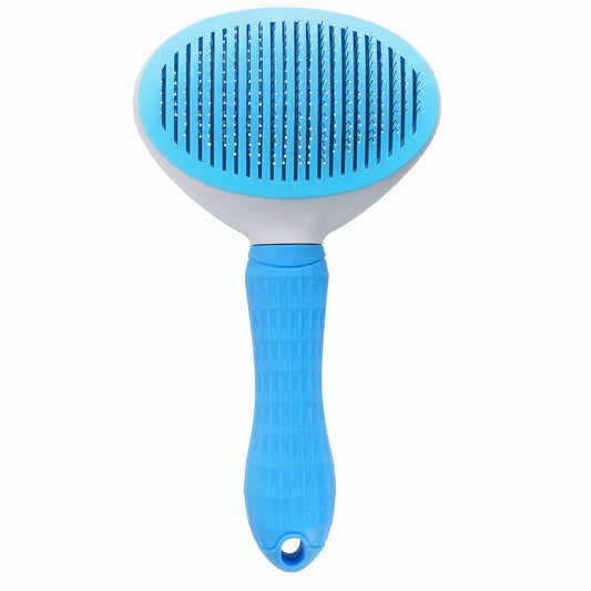 Brosse de toilettage autonettoyante pour chiens