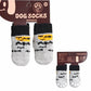 Chaussons multicolores chaud en coton pour chien