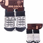 Chaussons multicolores chaud en coton pour chien