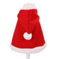Déguisement pour chat - cape père noël