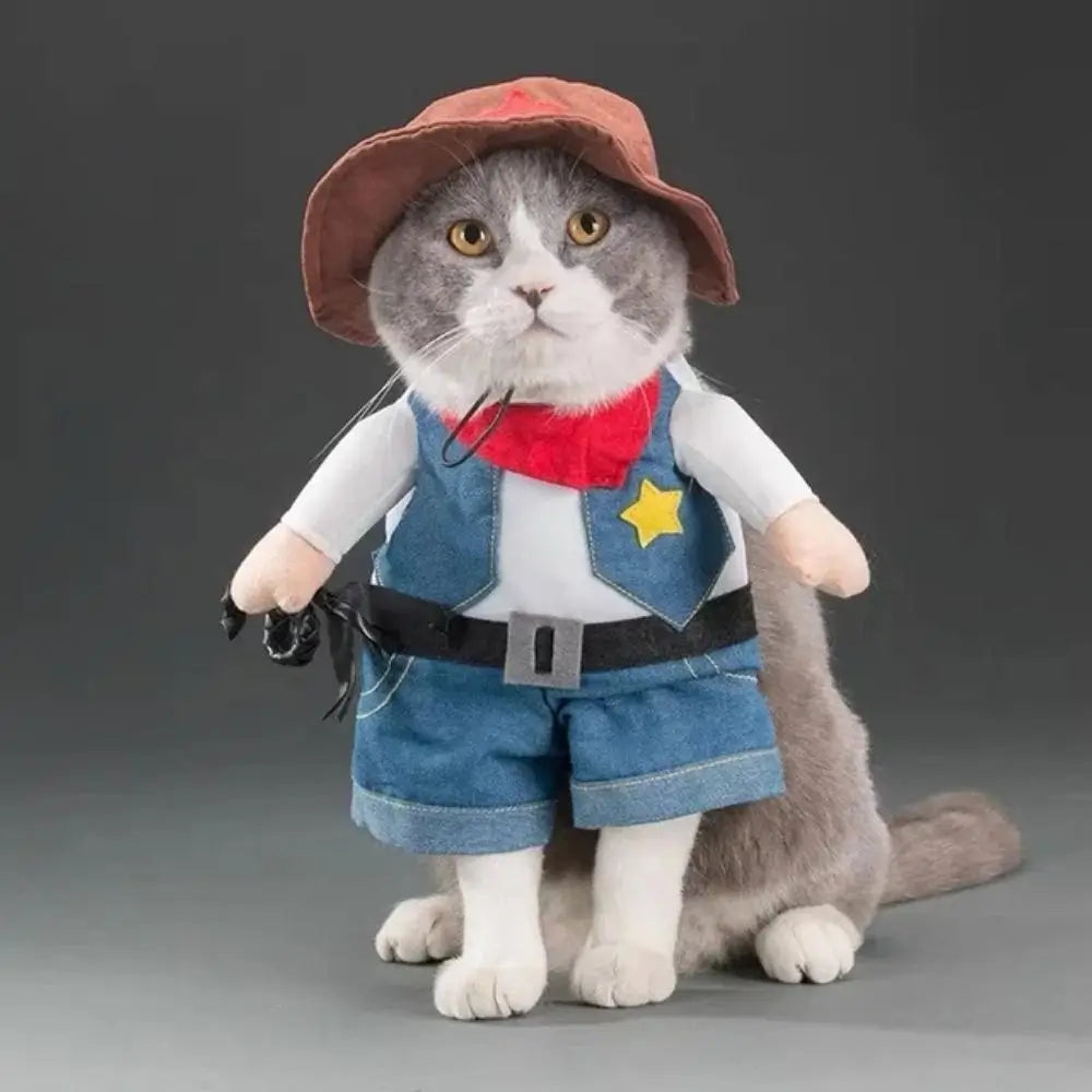 Costume chat cowboy