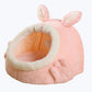 Lit forme lapin pour chat