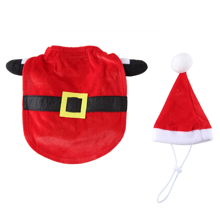 Déguisement pour chat et chien - père noël