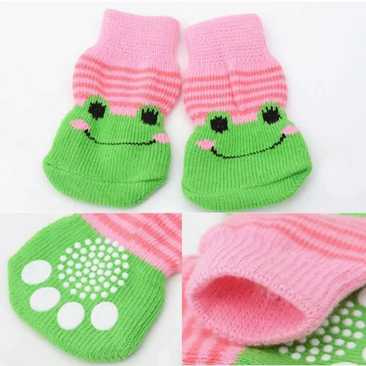 Chaussettes pour chien - grenouilles